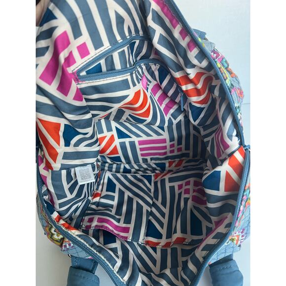 Vera Bradley Purse Hadley East West Tote In PAINTED MEDALLIONS - Picture 8 of 13